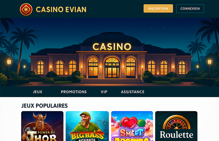 Casino Evian en ligne